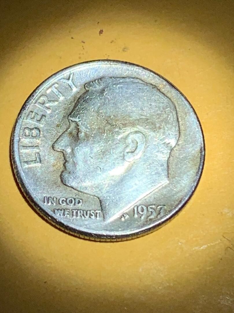 1957 Roosevelt dime