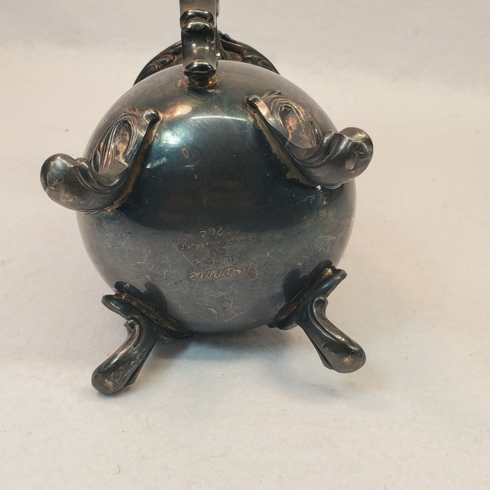 Webster Wilcox International Silver Plate Joanne Pitcher Creamer 7204 Vintage