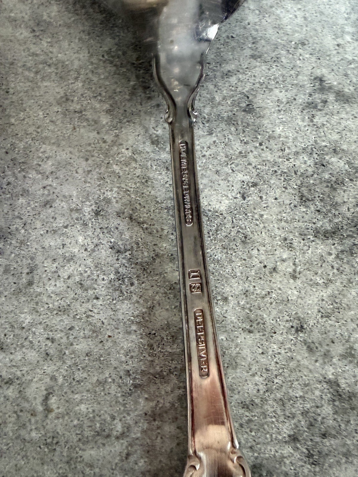 Holmes & Edwards Deepsilver Silverplate Serving Fork & Berry Spoon