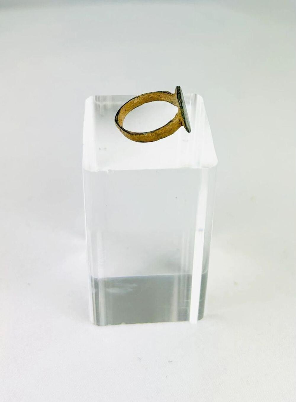 Imperial Roman | Bronze Ring Featuring Incised Linework Circa 2nd–4th Century AD