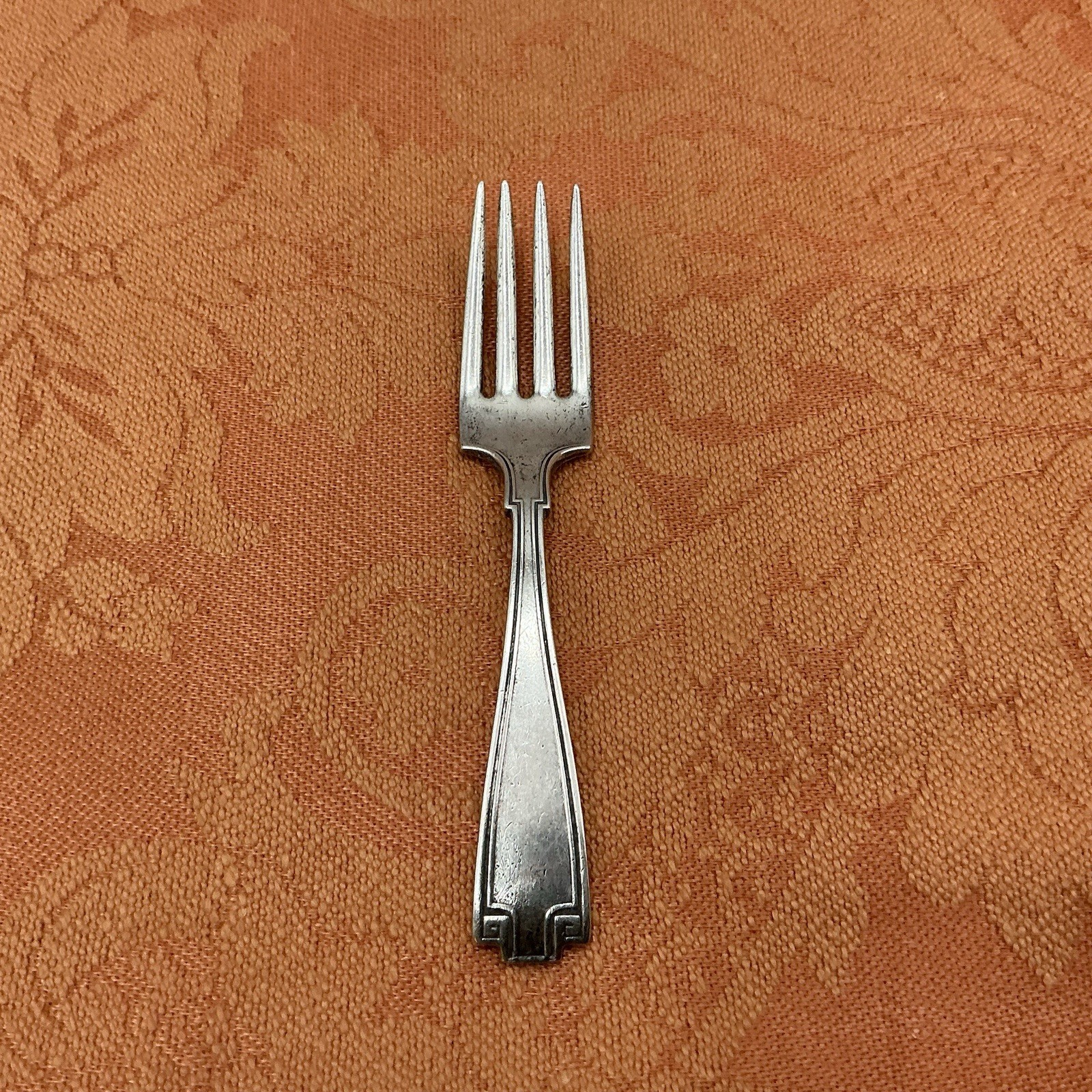 Sterling Silver Child’s Baby Fork Etruscan By Gorham 4 1/4″ 22 Grams