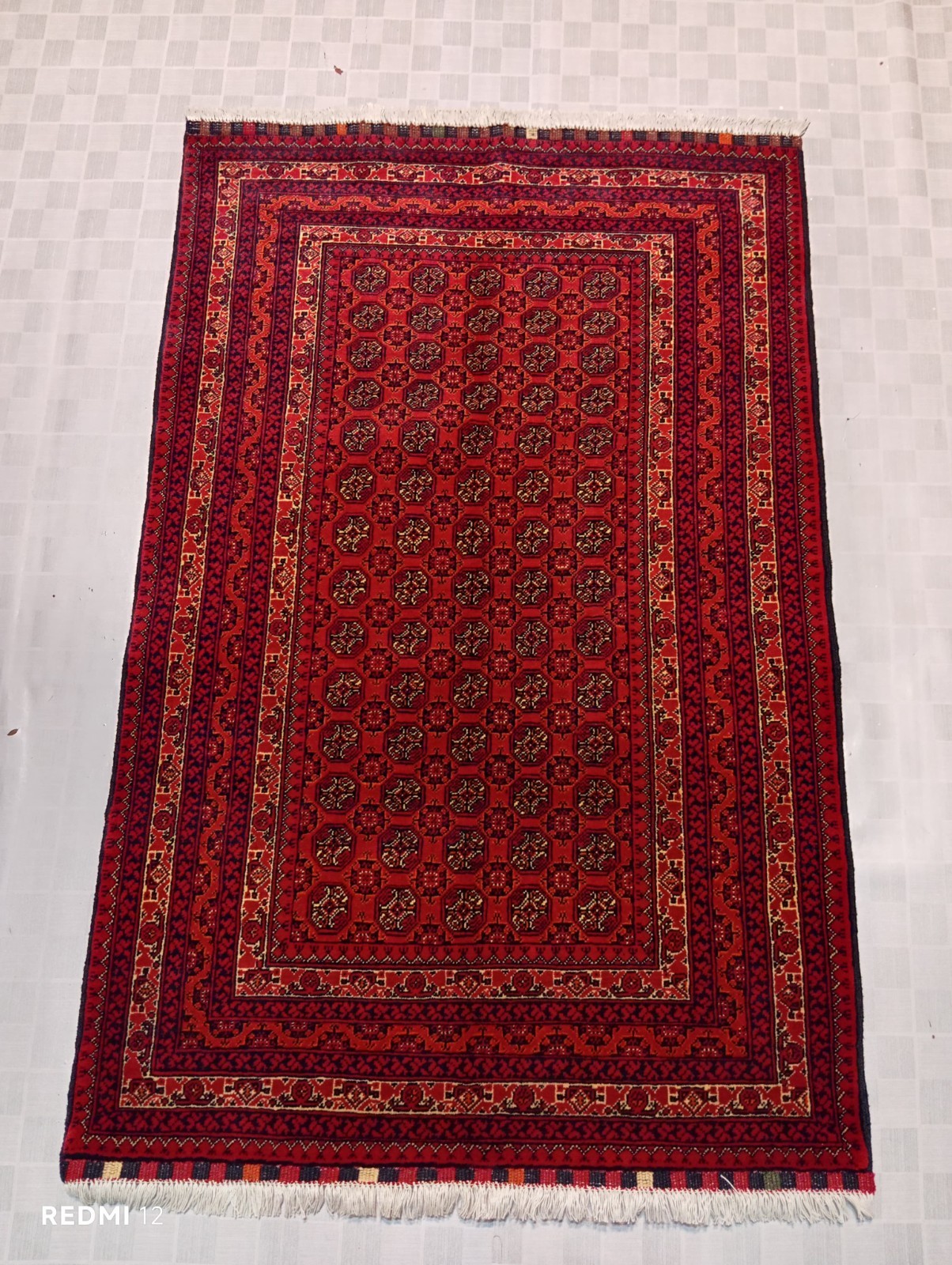 Handmade Afghan Mazar-e-Sharif Rug 5.0ft x 3.3ft – Traditional Design – Fine Bel