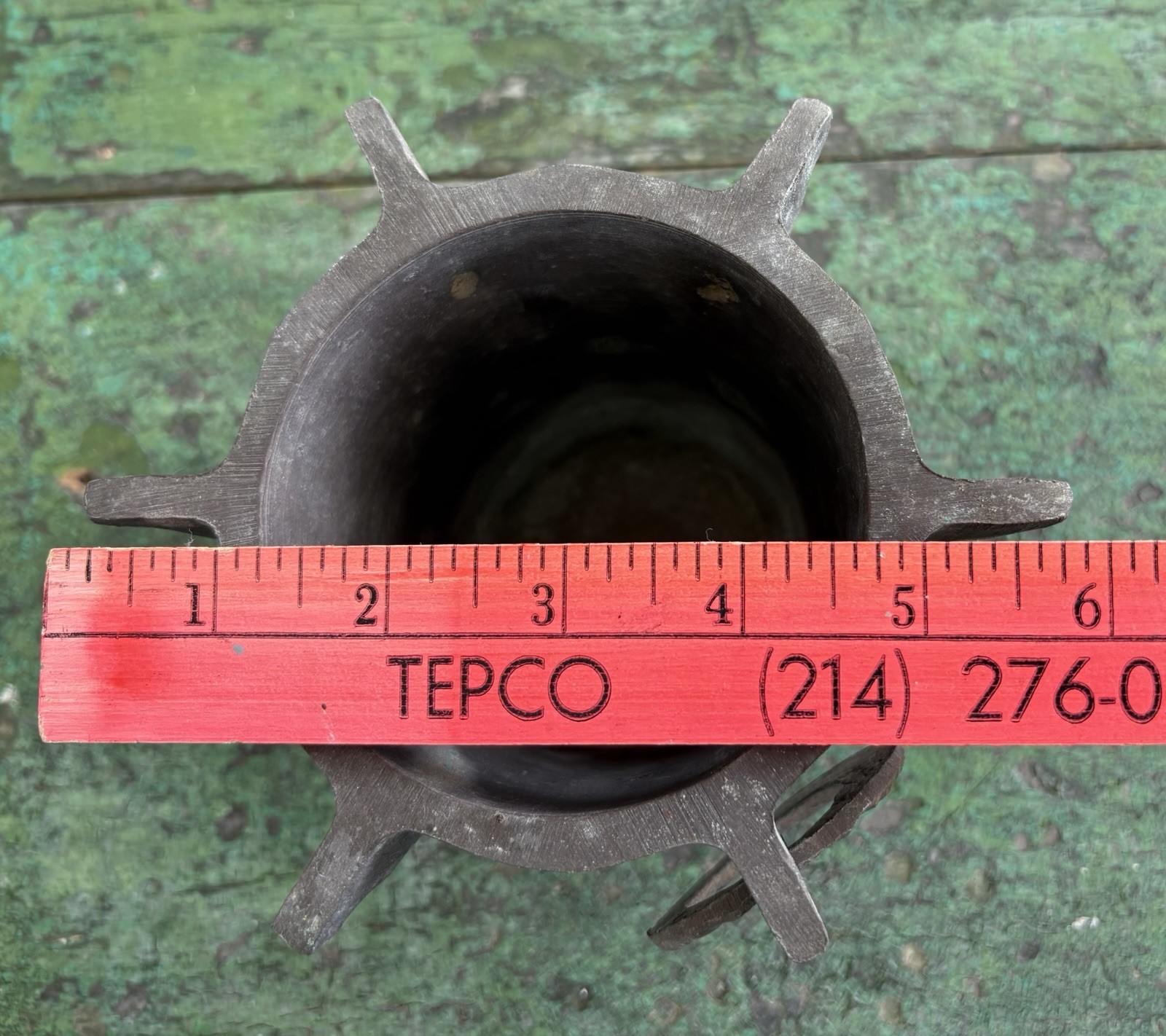 Heavy Antique Spanish Bronze Mortar Moorish Rustic Primitive Apothecary Medicine