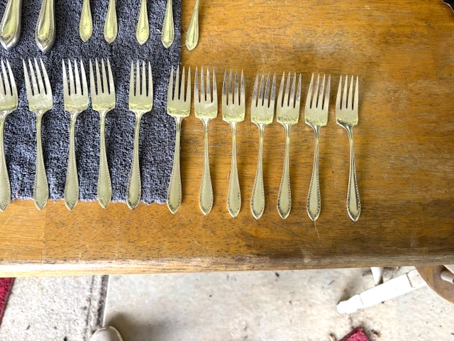 Oneida Community Plate Silverplate SHERATON 1910 Flatware Set of 29 Pieces VGUC