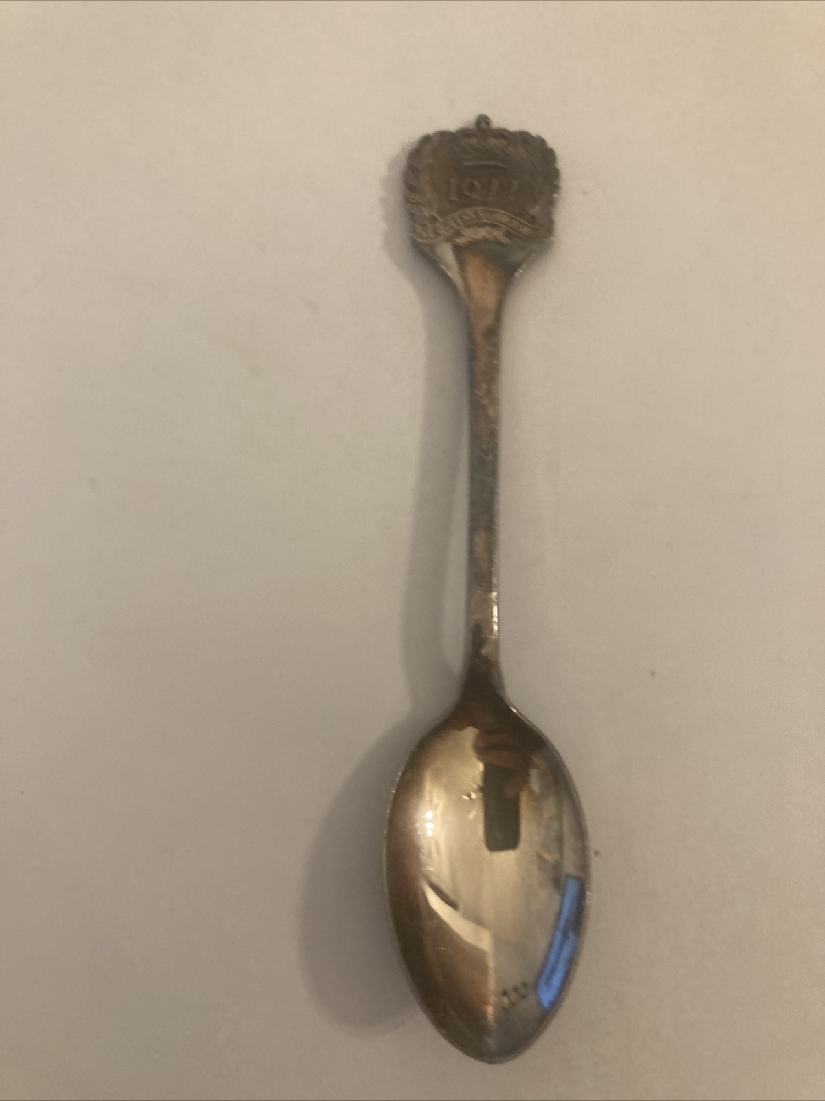 Vintage Souvenir SpoonCollectible Elisabeth The Queens Silver Jubilee 1977