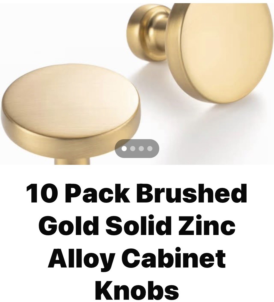 Door Knobs Replacement Brushed Gold