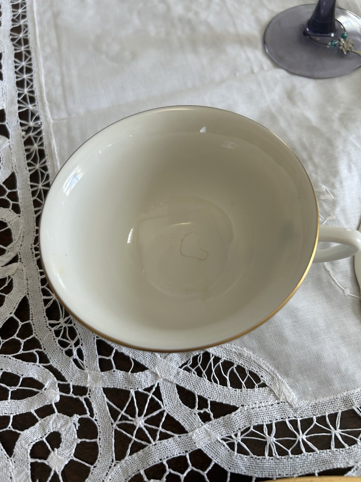 Arcadian Fine China – Old Rose Pattern -Pink & Lavender flowers with green vines