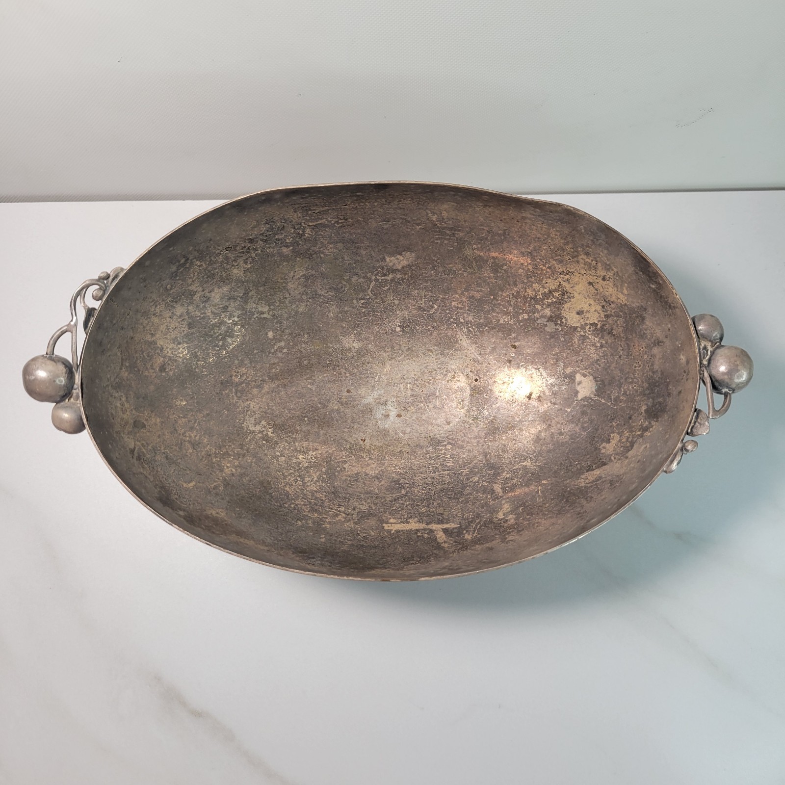 Wilcox Siver Co Silverplate Footed Oval Bowl Silver Plate