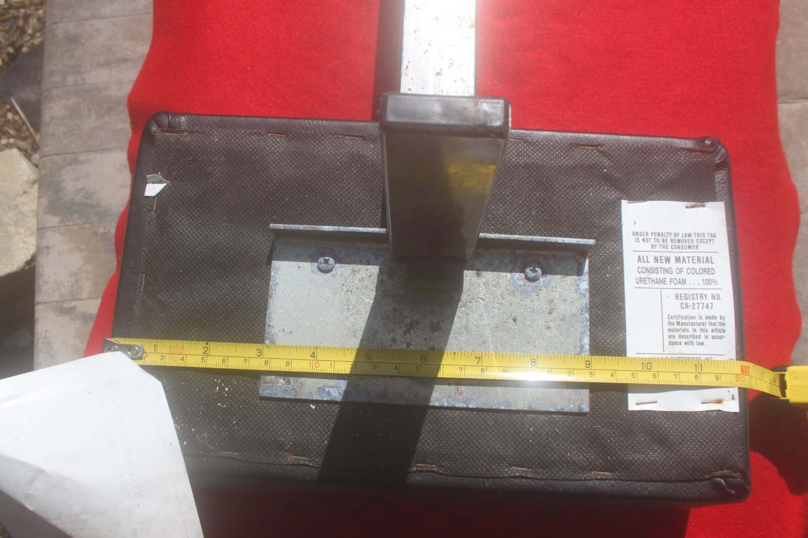 Black Barber Chair Headrest Replacement – Made by Kayline Enterprises