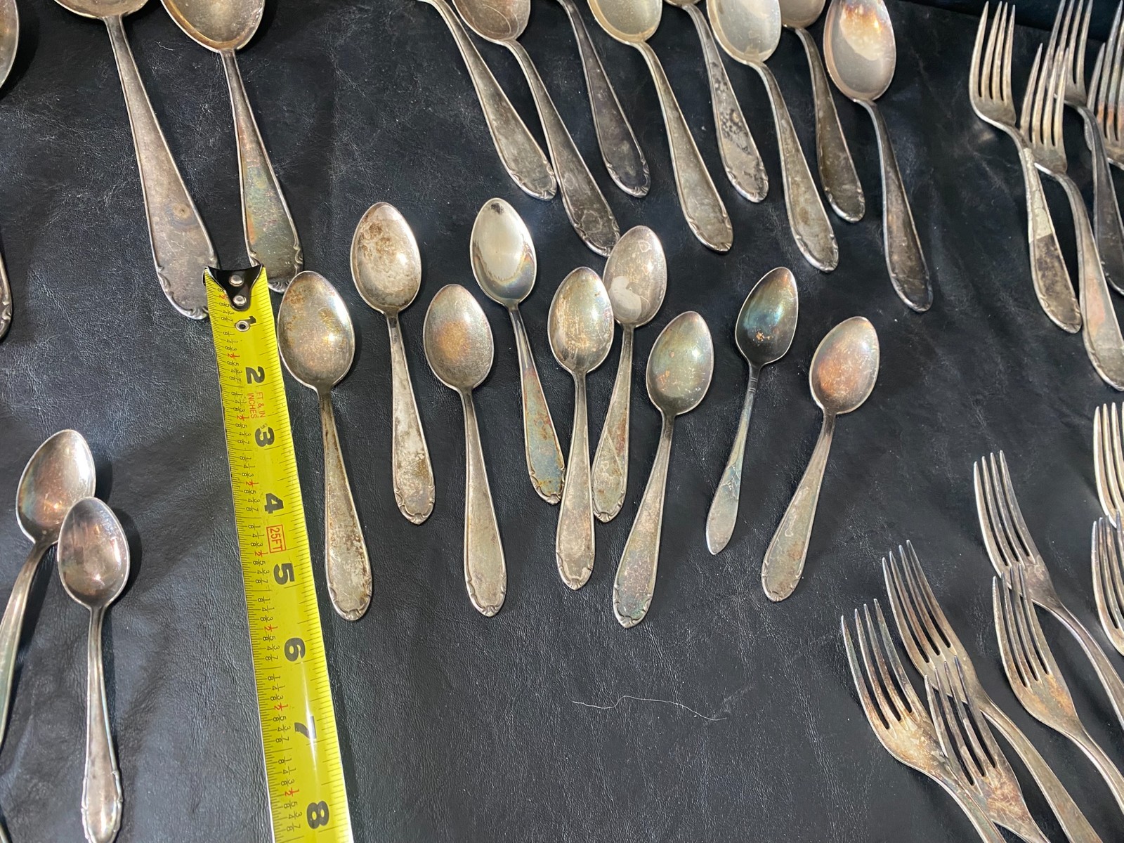 vintage BMF 90 silverplate flatware set 60 pieces fork spoon knife etc.