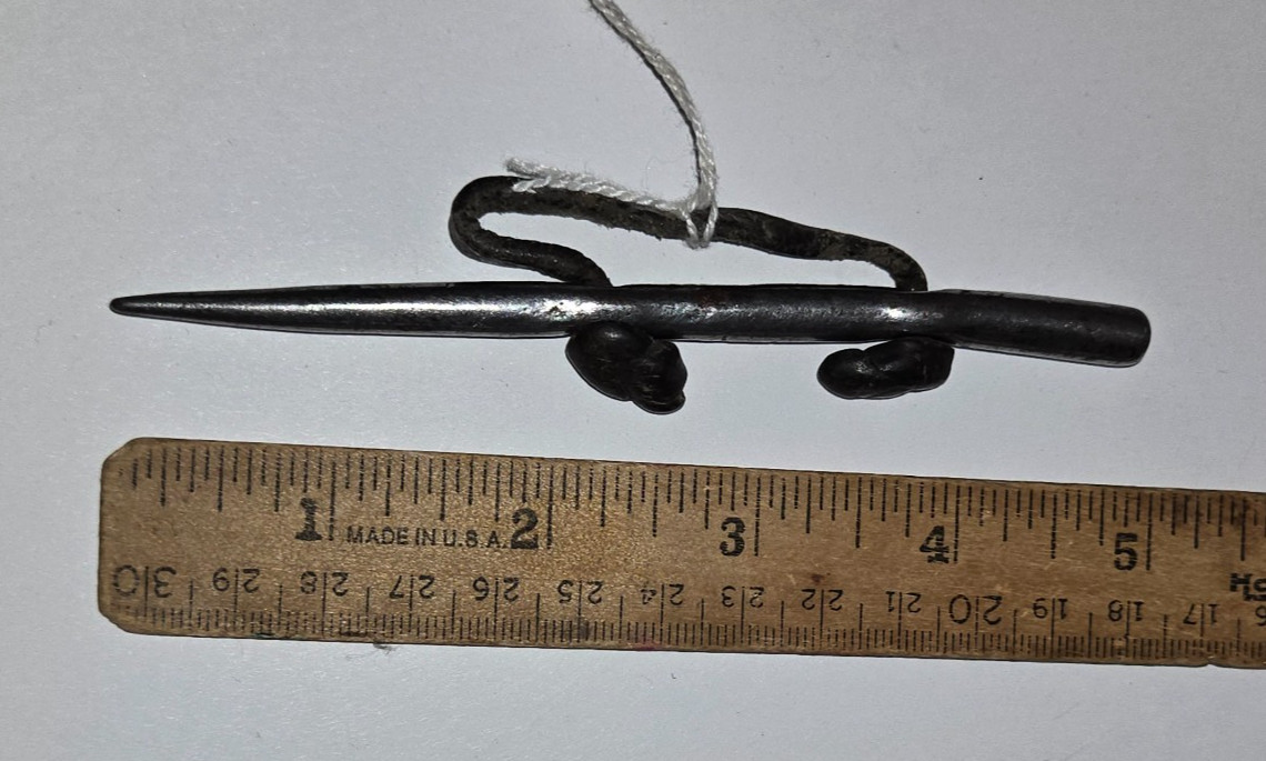 Vintage Corn Husker Shucker Leather Metal