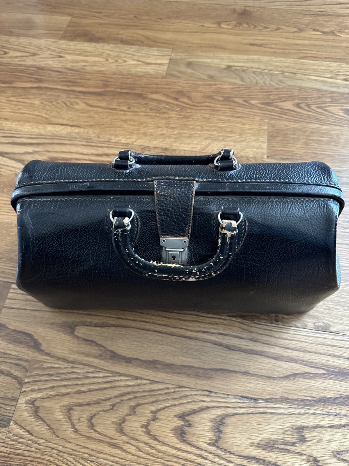 Antique Kruse Medical Doctor Bag, cowhide leather