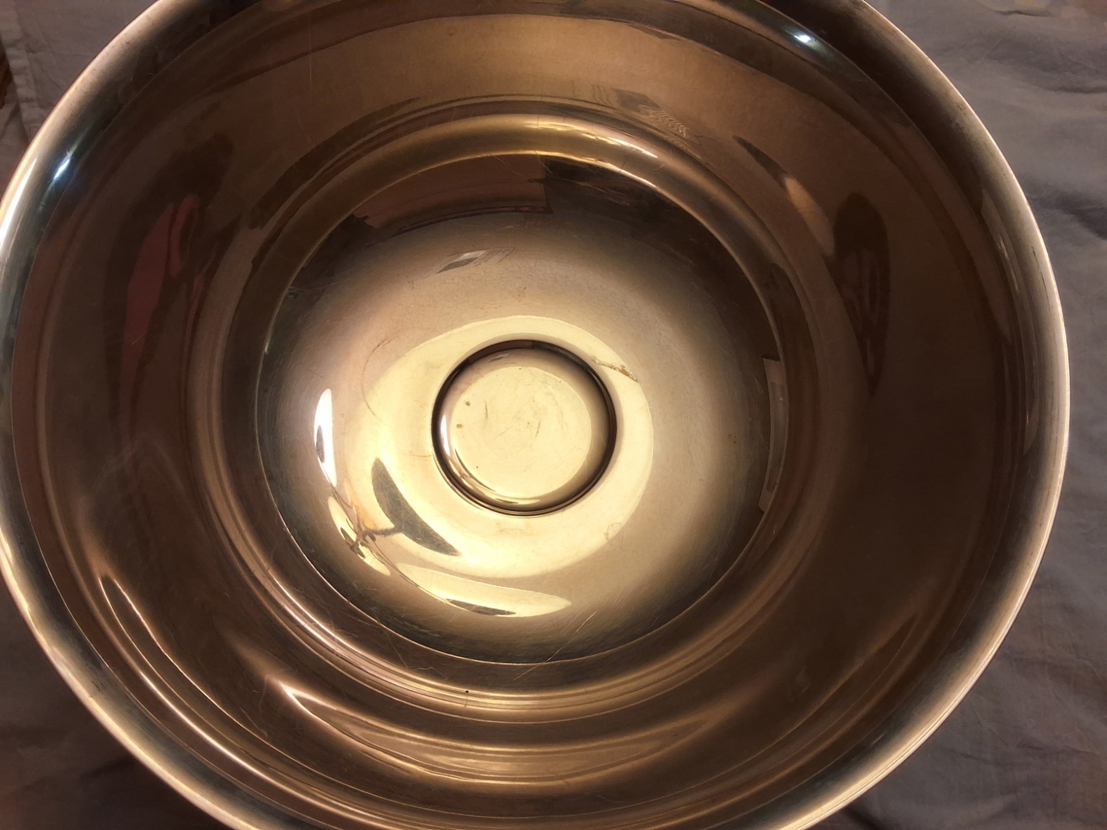 1970s American Eagle Silver Plated Serving Bowl With 3 USA Eagle Pedestal
