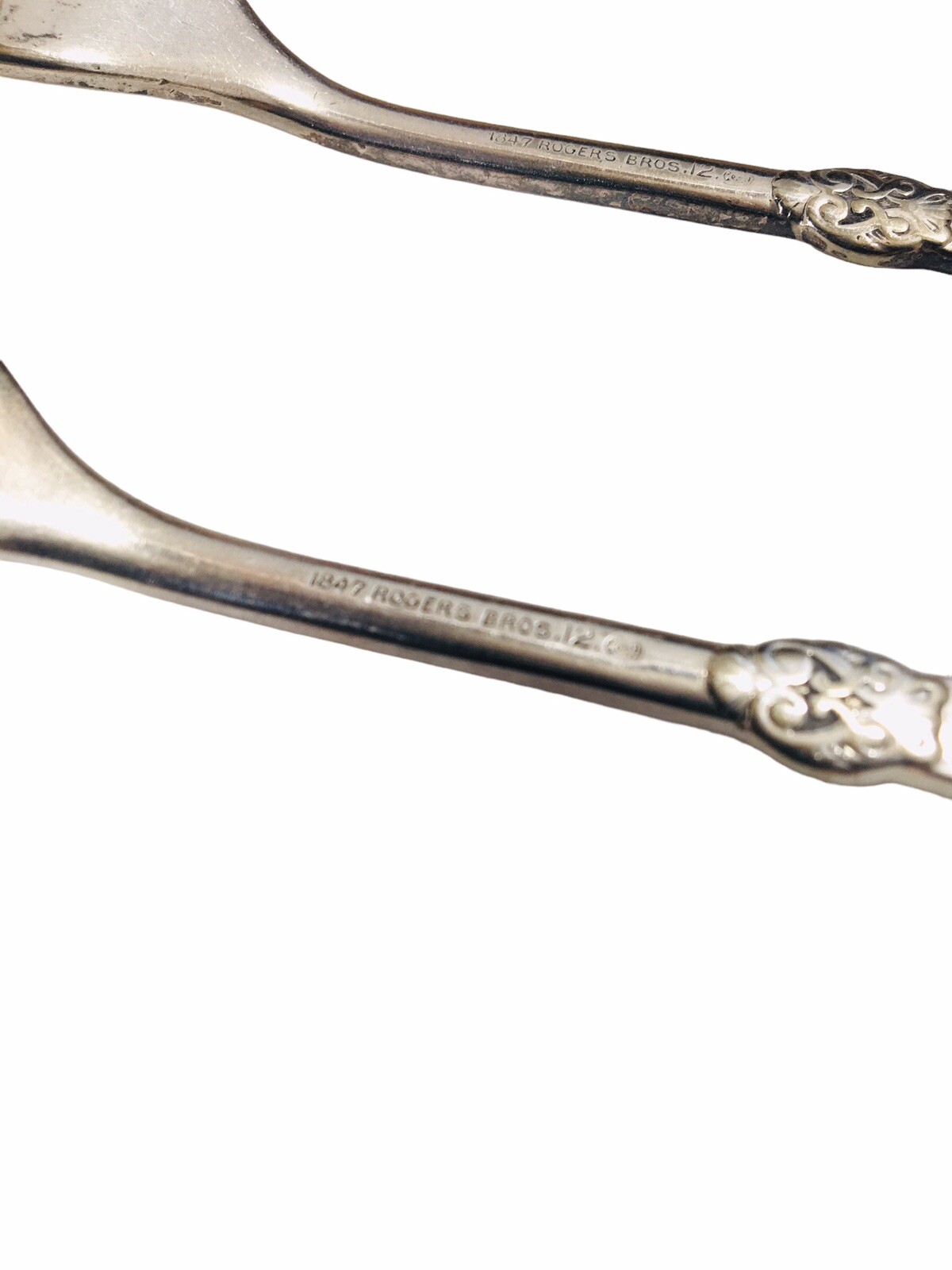 Antique 1847 ROGERS BROS Woman Arcadian Silver Plate Dinner Fork Lot of (3)