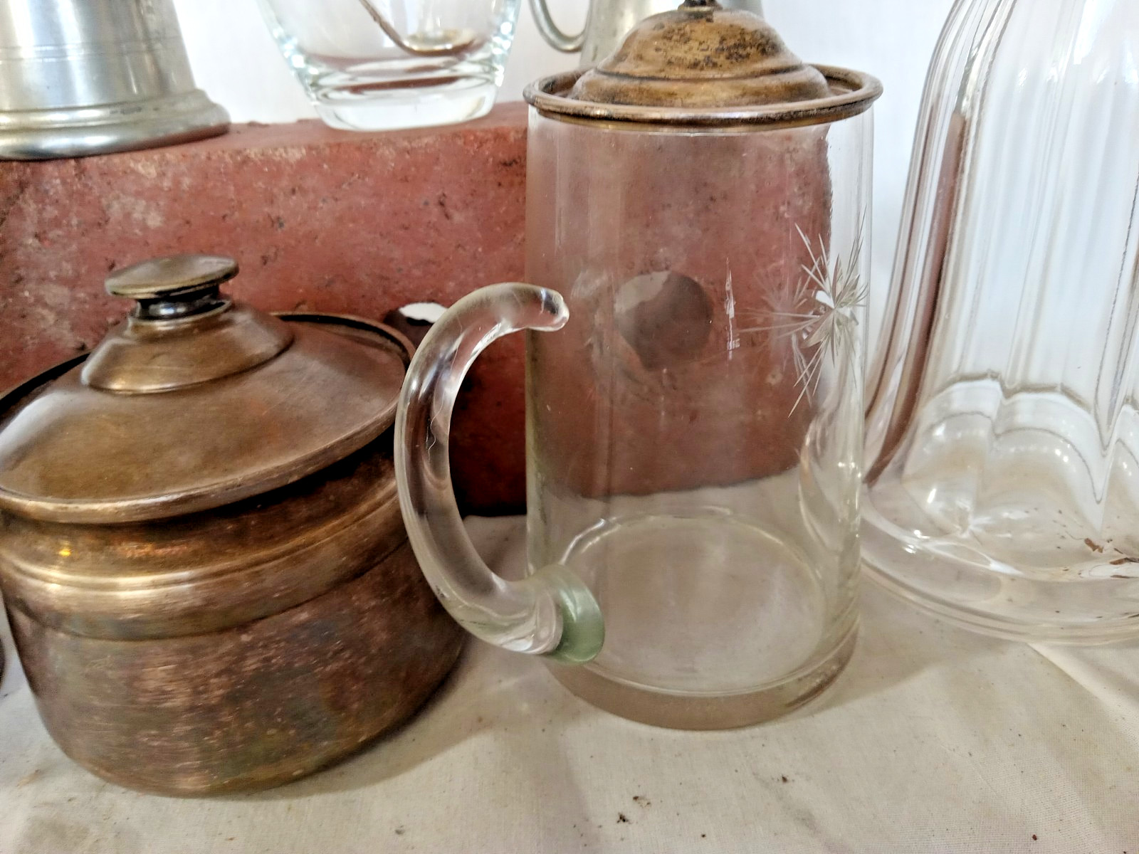 Silverplate, Sterling, Pewter, Crystal, Jigger, Mustard, Syrup WOW! FREE SHIP