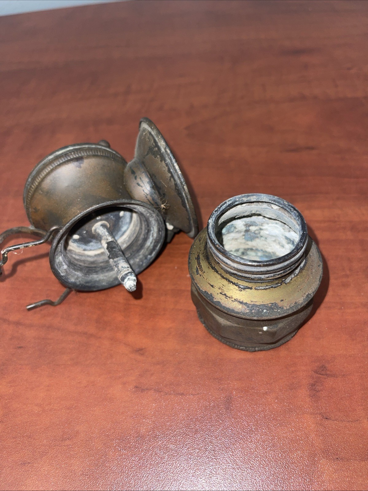 Auto-Lite Underground Miners Carbide Cap Lamp-Early Era From A Collectors Estate