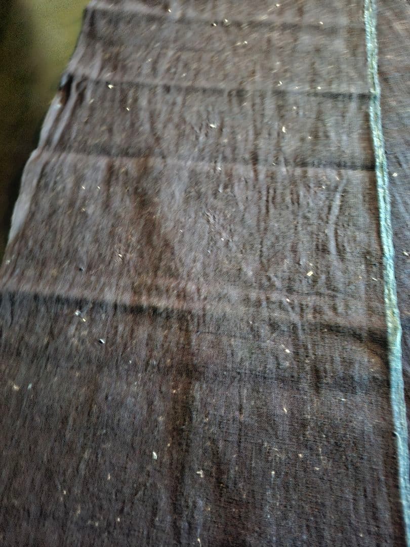 Indigo Dye Fabric Scrap 32.5×138 cm Vintage Handmade Material Soft Old