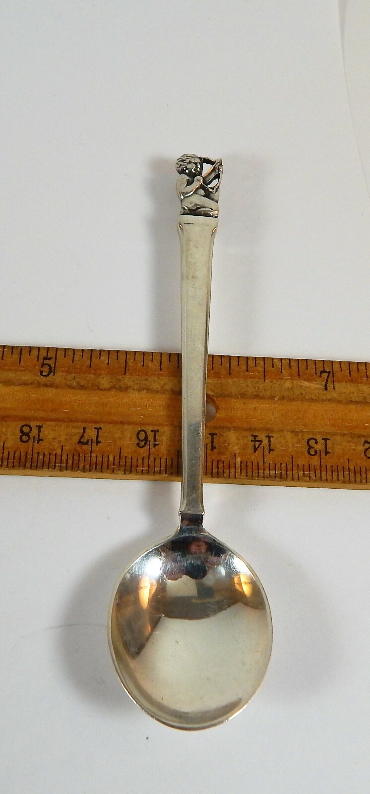 Adorable Sterling Silver Spoon From Holland with Cupid Shooting Arrow