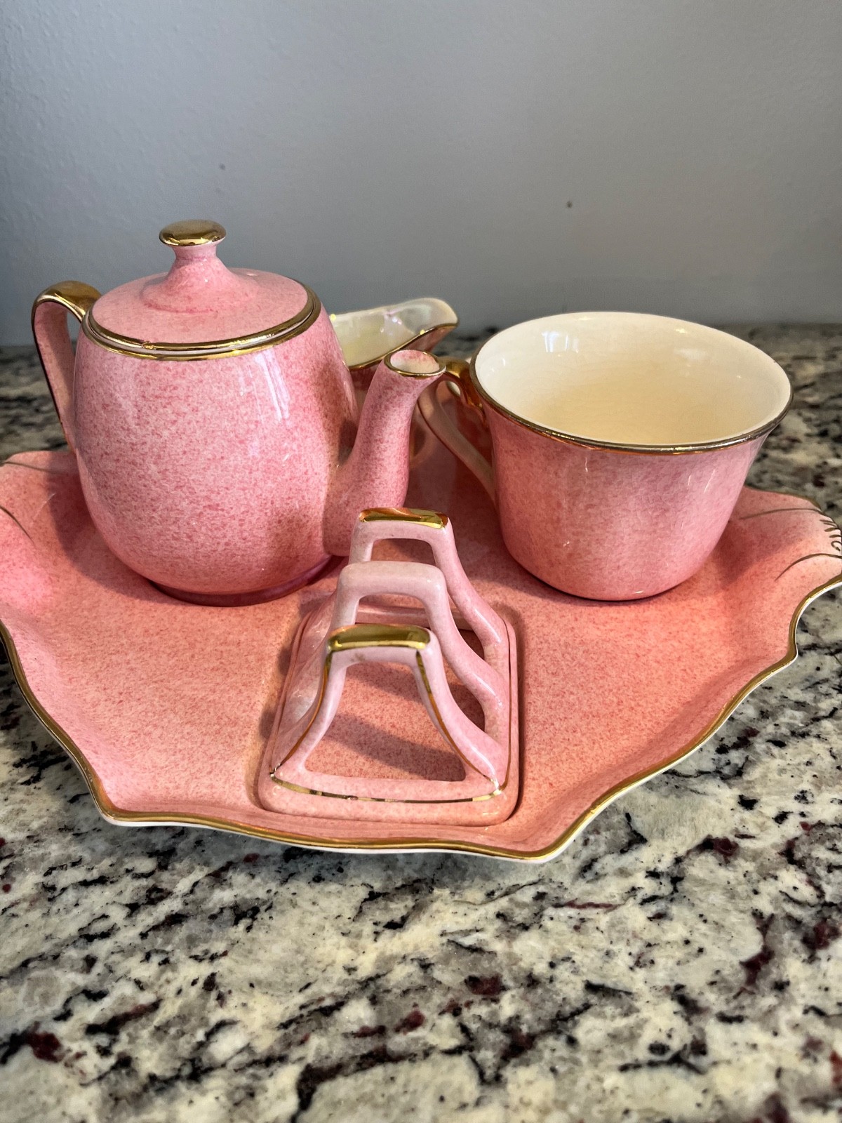 Royal Winton individual breakfast set