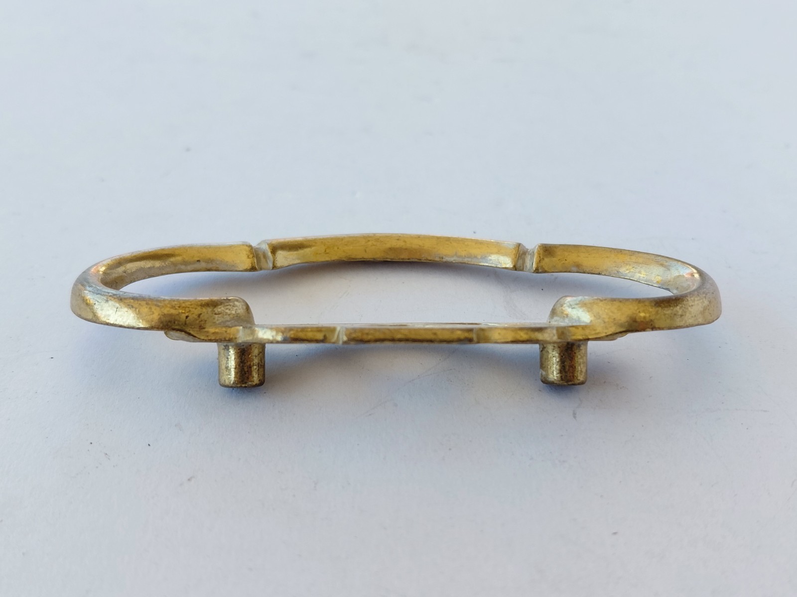 Vintage Drawer Pull Handle Cabinet Solid Brass 3.5″ Wide 1.75″ CTC
