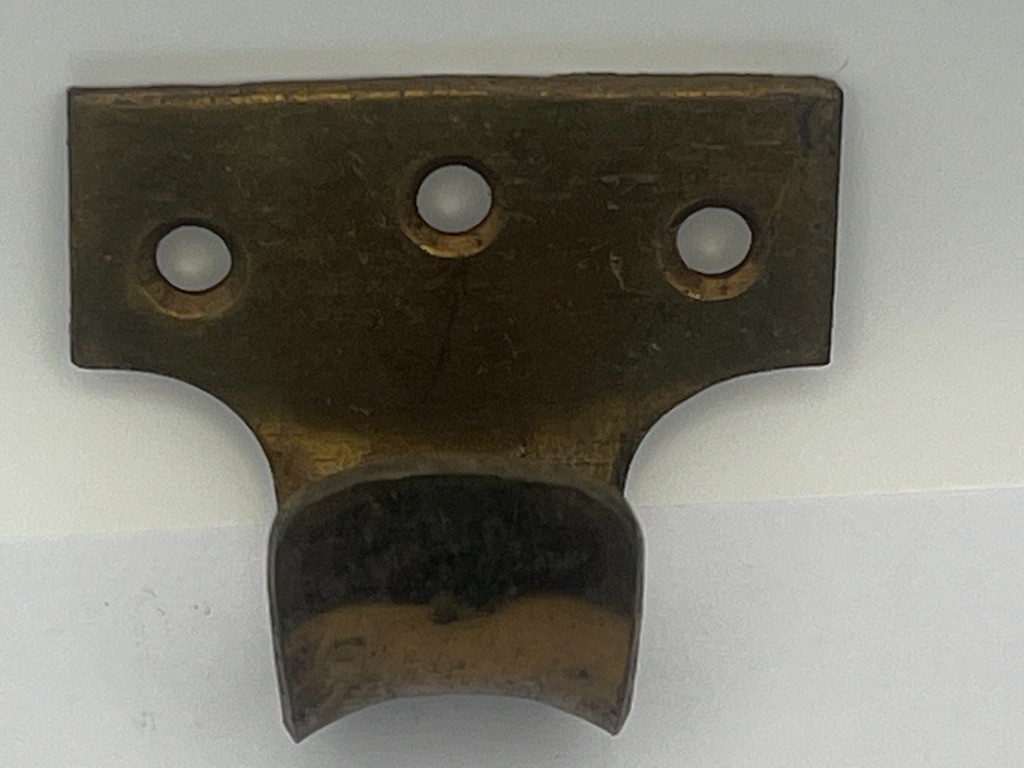 Sash Lift Solid Brass Pack 12 Window Finger Pull Hook 2″ 50mm Vintage Original