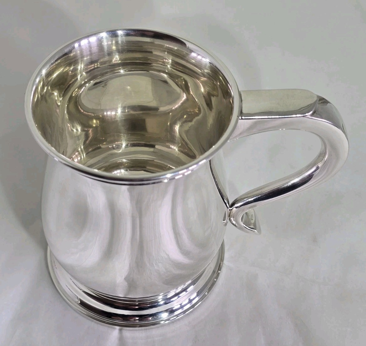 Antique Sterling silver Mug / Tankard. Birmingham 1946. By Adie Brothers Ltd