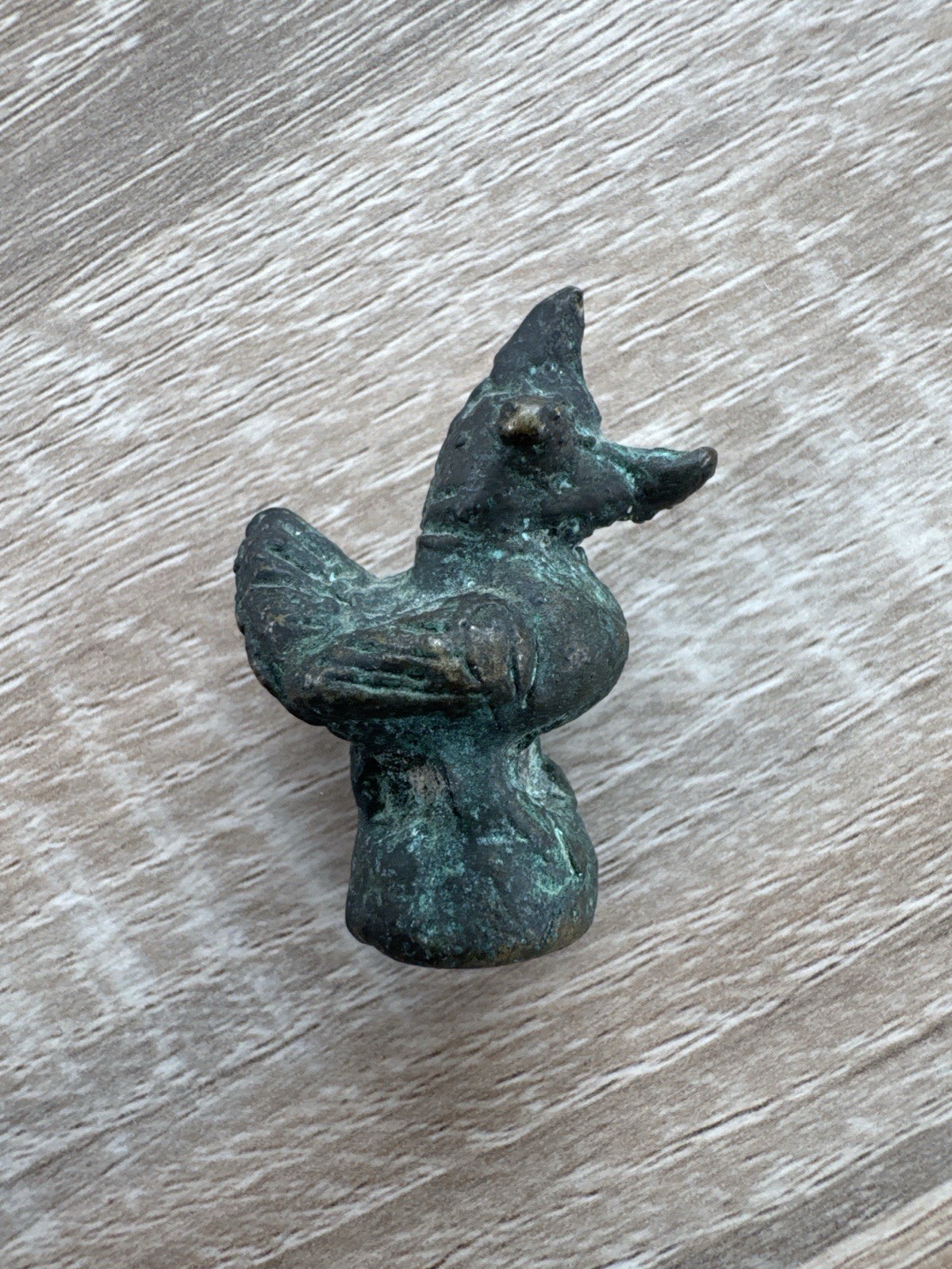 Antique Southeast Asian Bronze Votive Figure – Mythical Bird / Hamsa