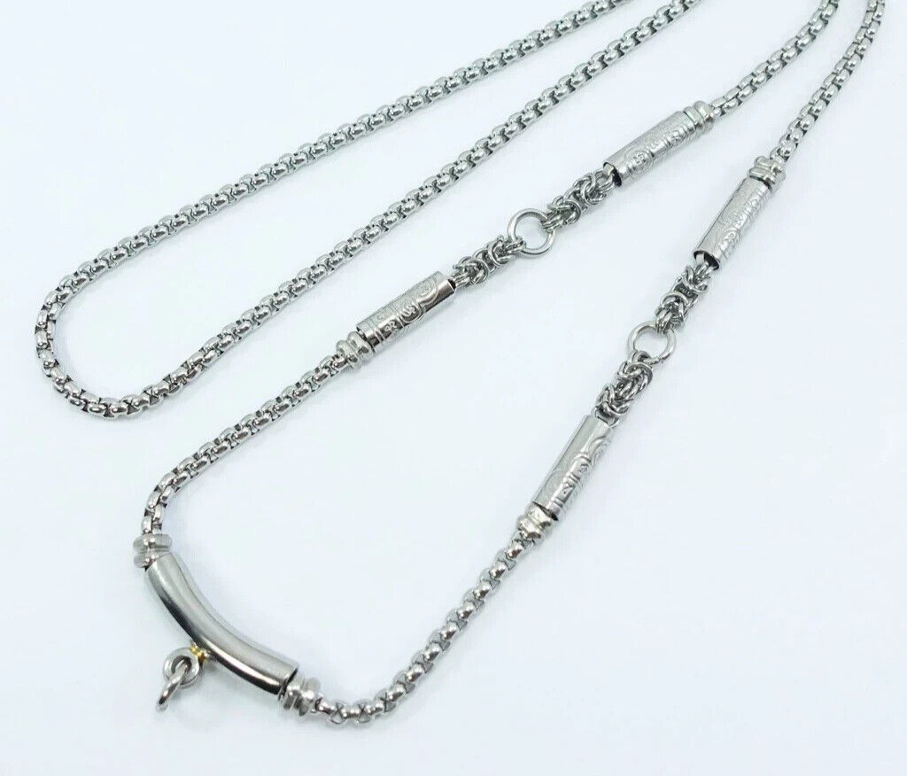 Necklace Stainless Chain 26″ inch for Hanging Pendant Thai Buddha Amulet