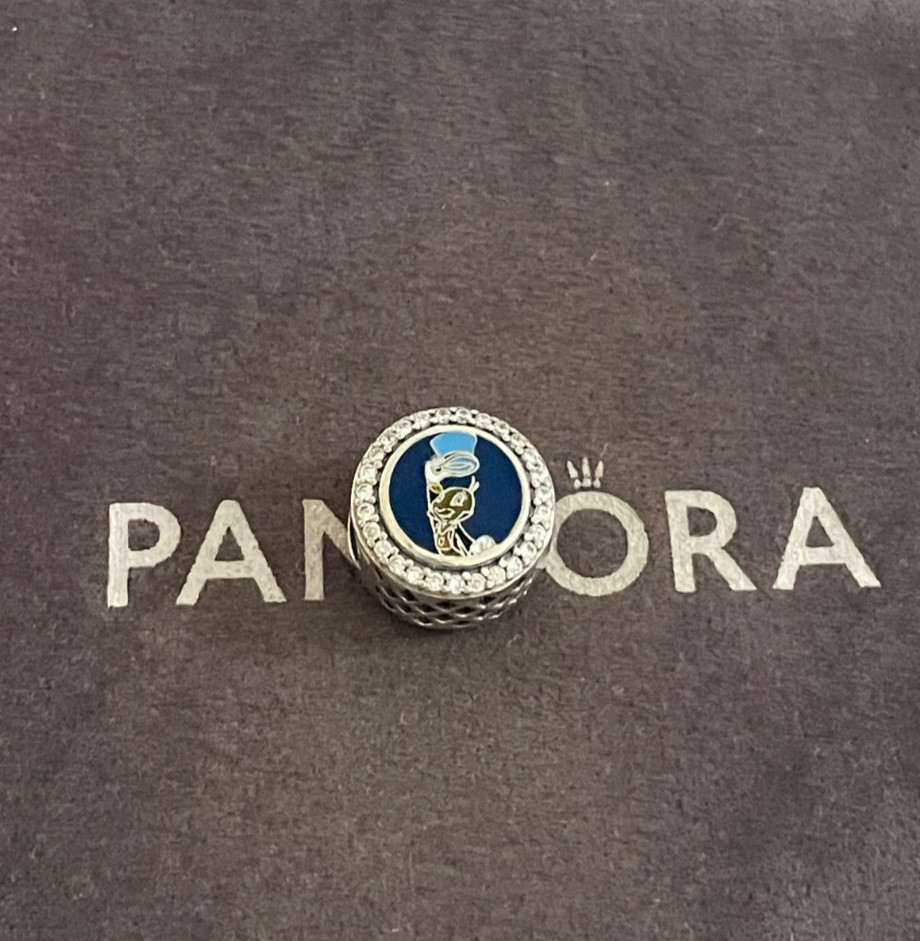 Pandora Jiminy Cricket Charm Exclusive Bead Charm S925 Sterling Silver