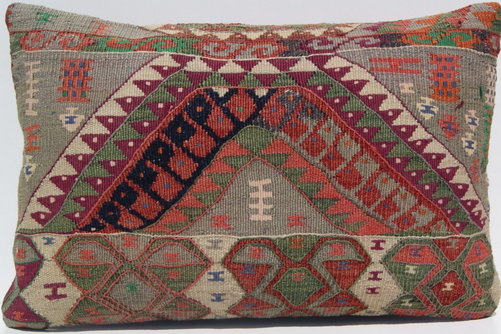 Rectange kilim Handmade case Kurdish Herkhi pillow covers kelim area rug 24″x16″