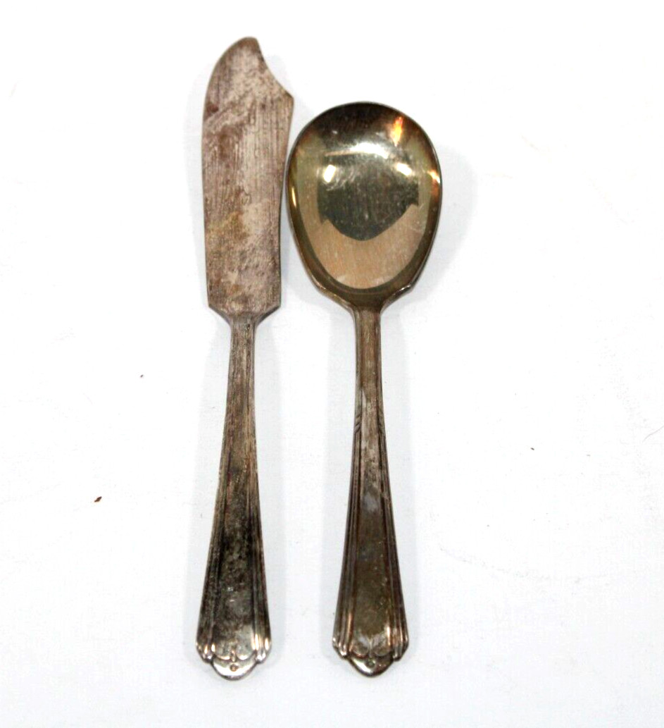 53 piece Flatware Silverware Marked Period-Early American Fork Knife Spoon