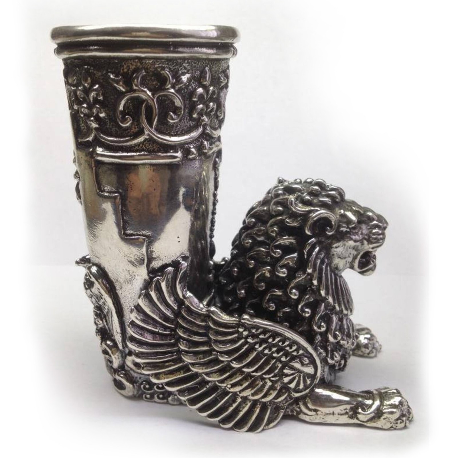 Sterling Silver Lion Cup