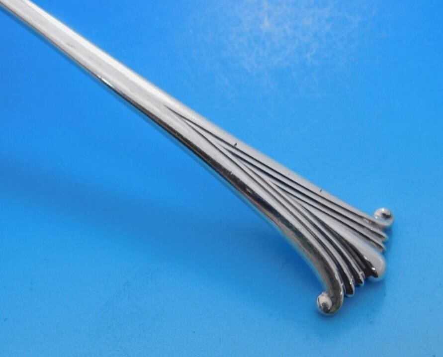 Onslow by James Robinson Sterling Silver Cold Meat Fork 3-Tine 8 3/4″ Serving