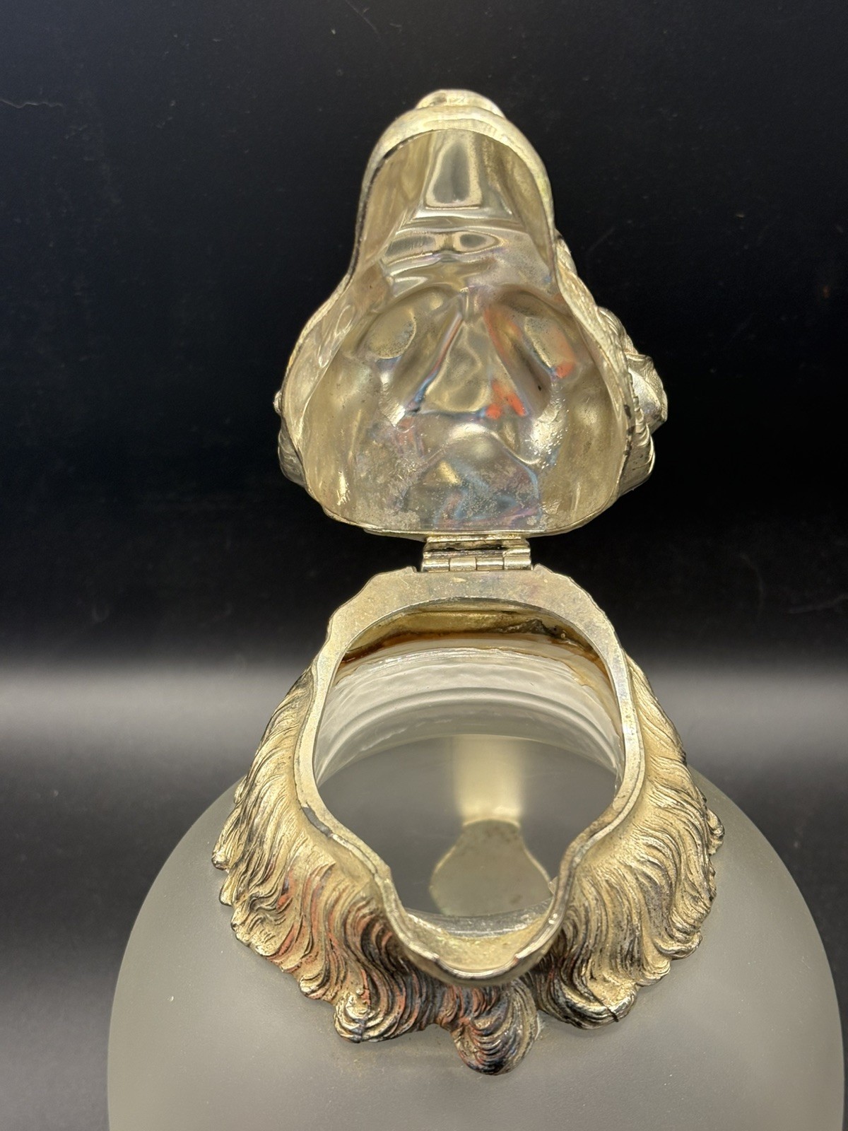 Silver Plated Rams Head Pitcher