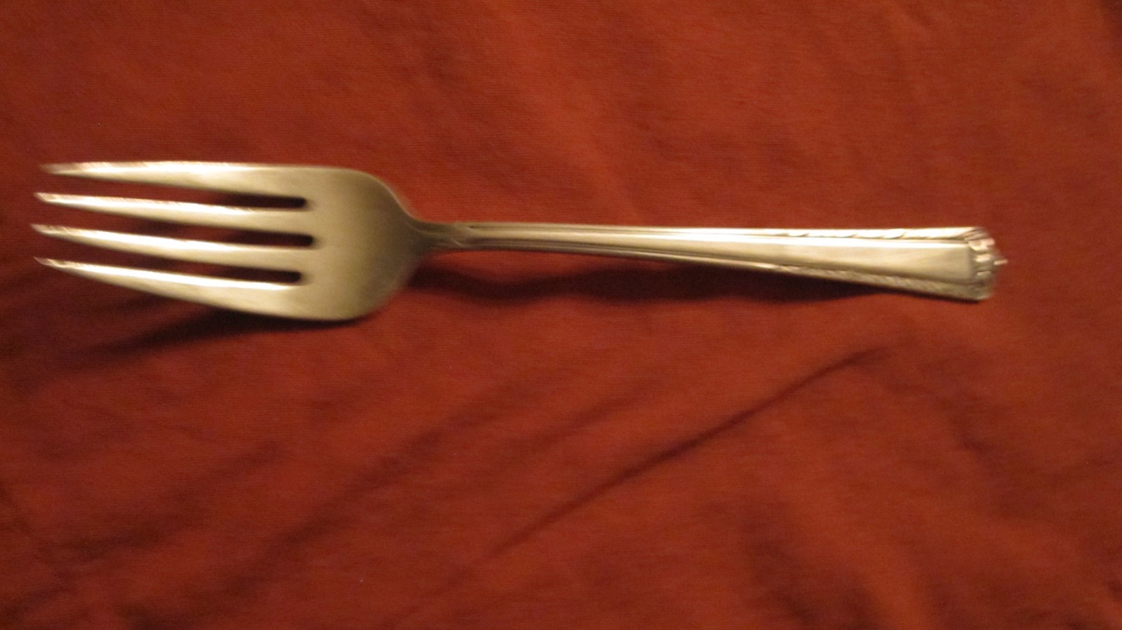 FINE ARTS STERLING SILVER PROCESSIONAL SALAD FORK NO MONOGRAM