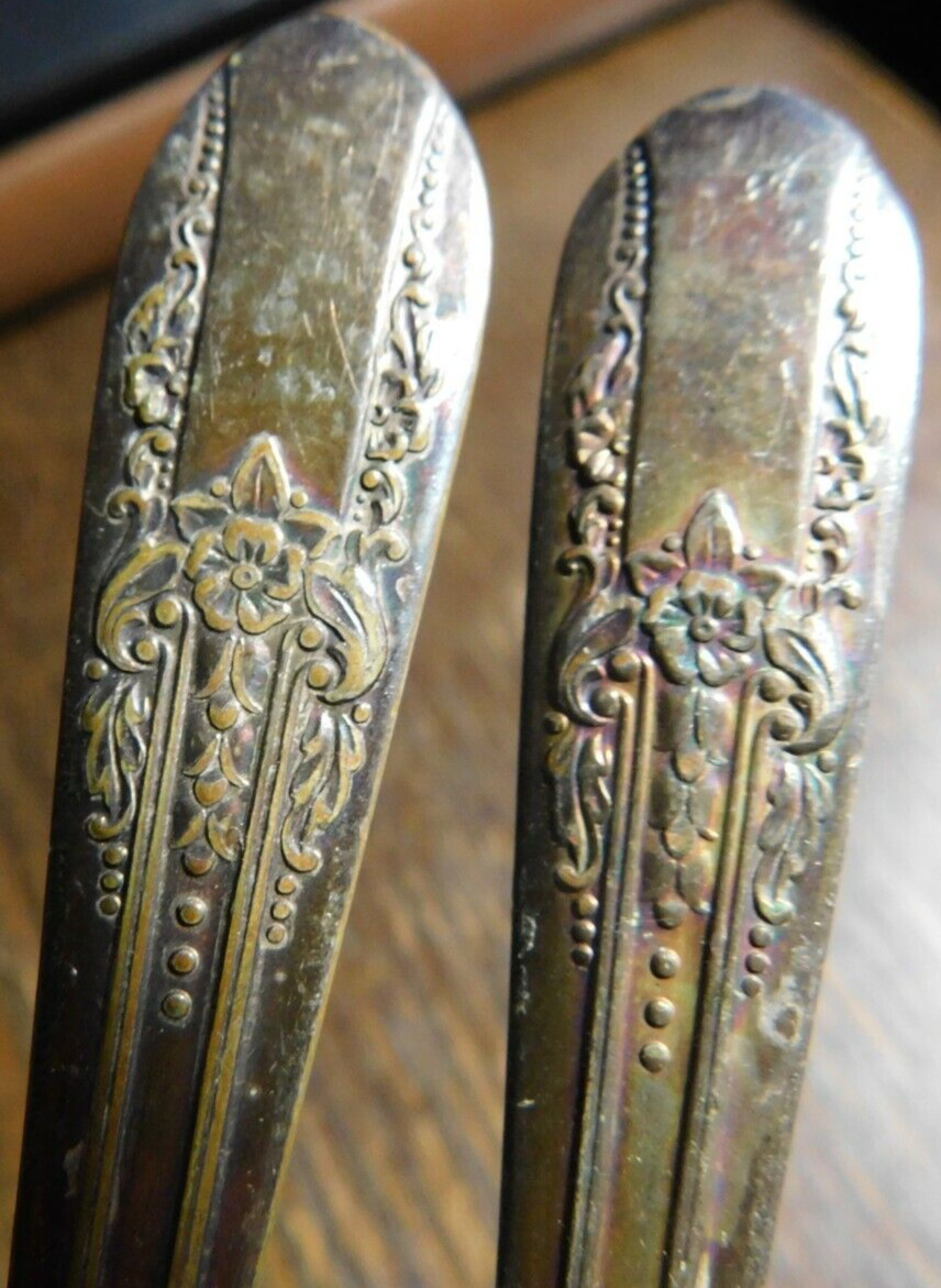 WM Rogers & Son~Silverware Original Extra Plate Silver Plated Oval 2 Tbsps.