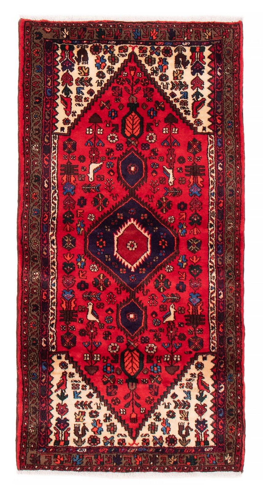 3’5″ x 6’7″ Vintage Hand Knotted Area Rug Traditional Oriental Wool Carpet