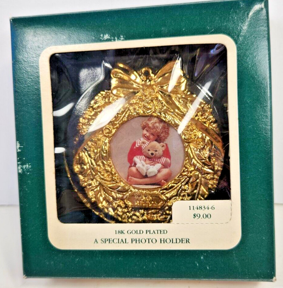 VINTAGE 1991 18K GOLD PLATED A SPECIAL PHOTO HOLDER SUMMIT CORP. 114834-6