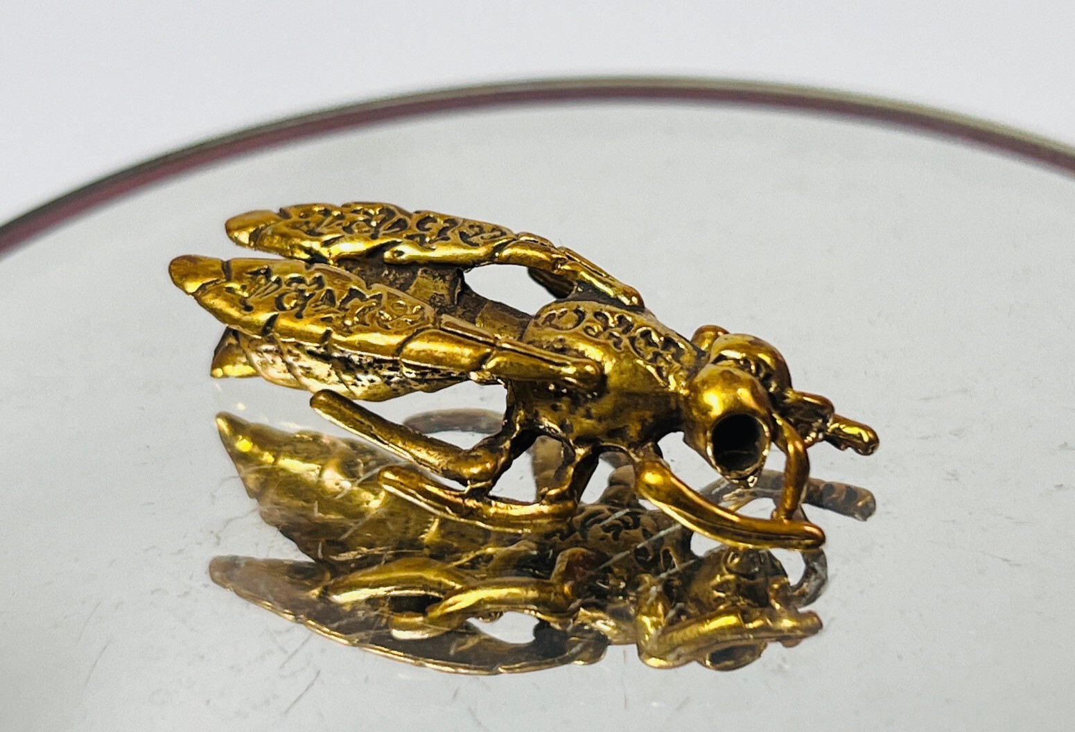 Magic Phaya Hornet Wasp Lp Kong Sacred Amulet Lucky wealth Protection charming