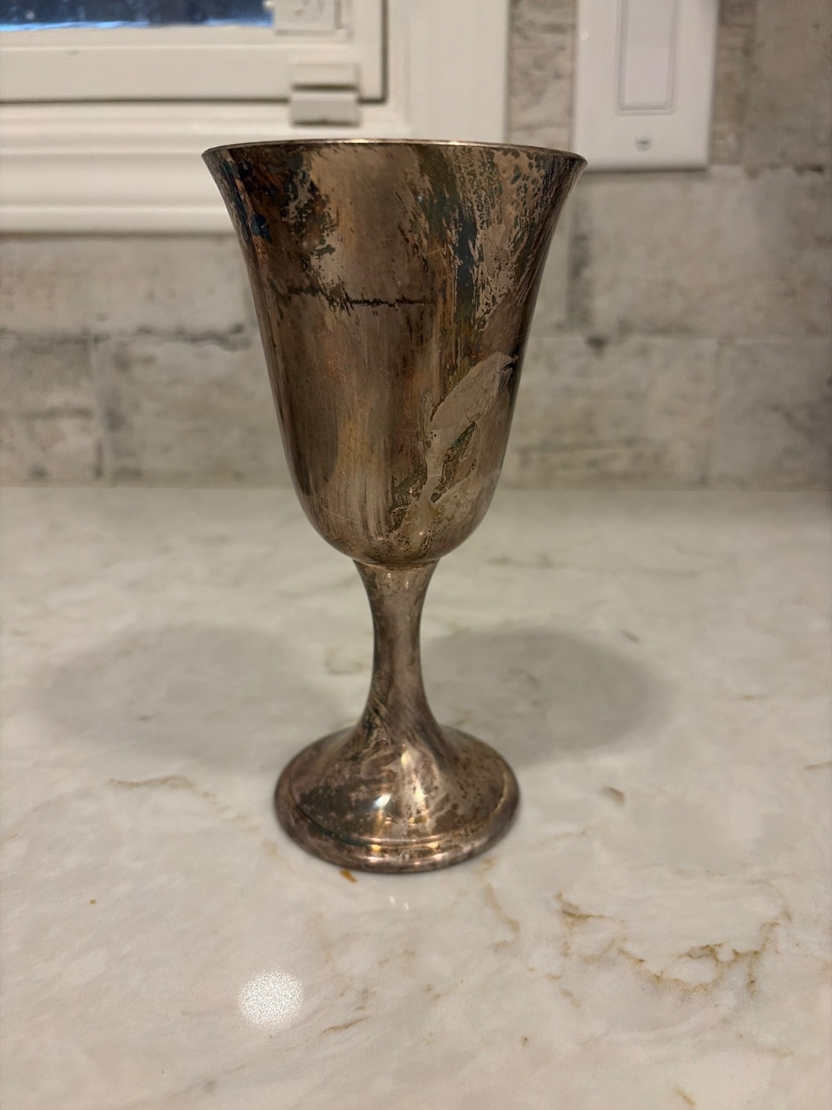Gotham stering silver wine glass