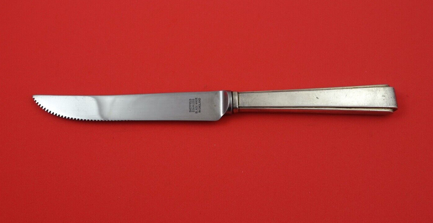 Modern Classic by Lunt Sterling Silver Steak Knife w/ Sheffield blade 8 3/4″