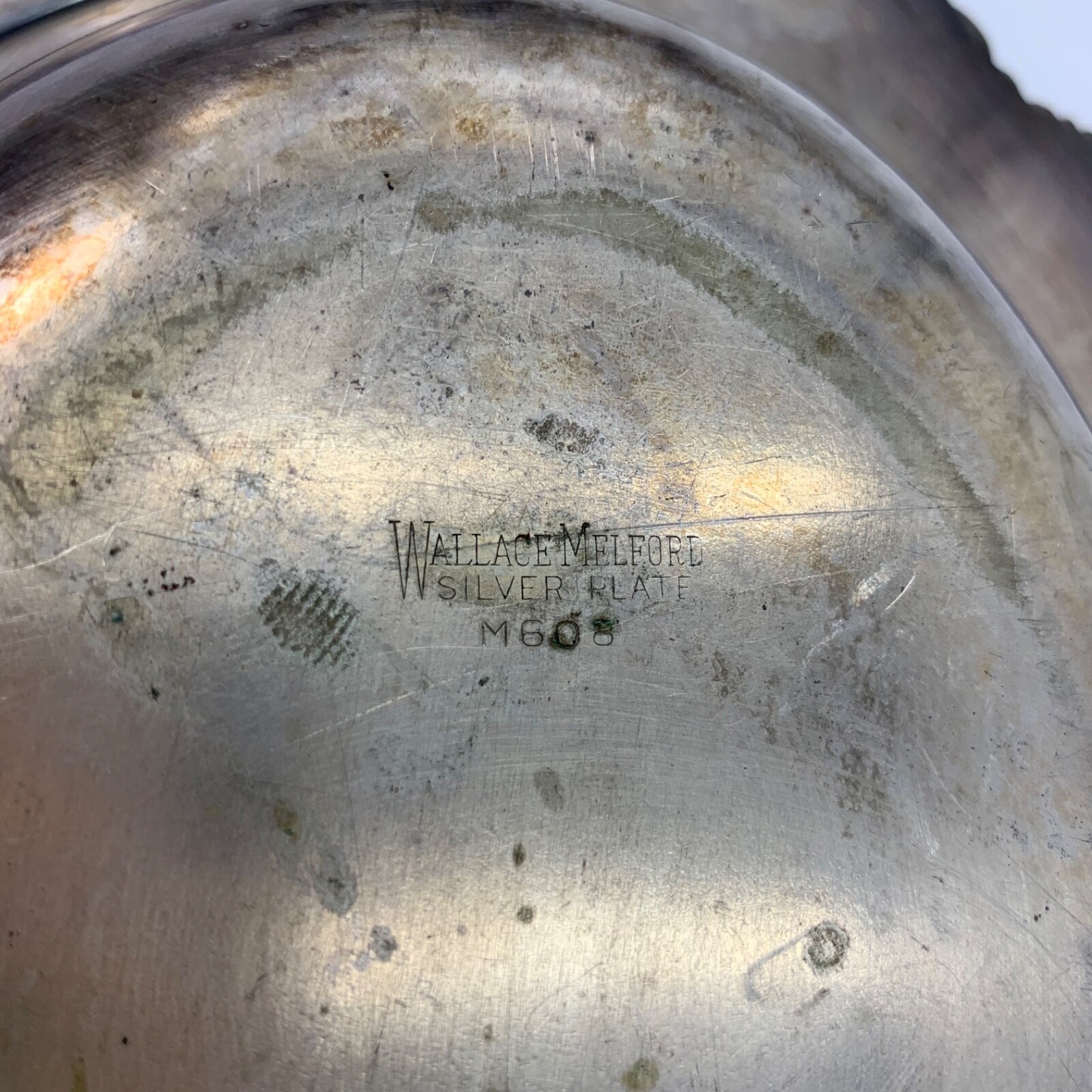 William Melford Silver Plate Oval Double Vegetable Castledon Silver Plate Hollow