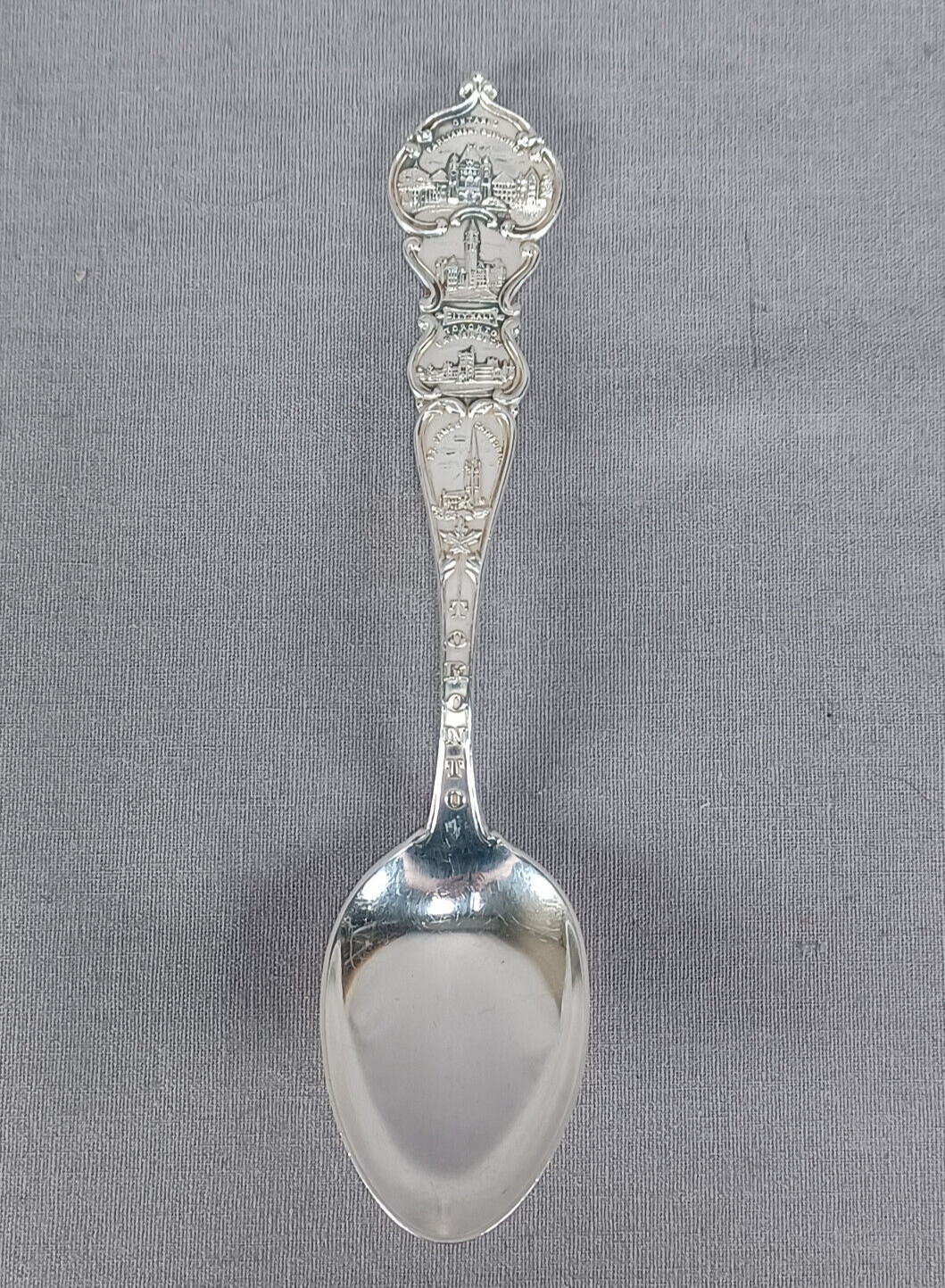 P. W. Ellis & Co Toronto Canada Sterling Silver Souvenir Spoon C.1877-1928