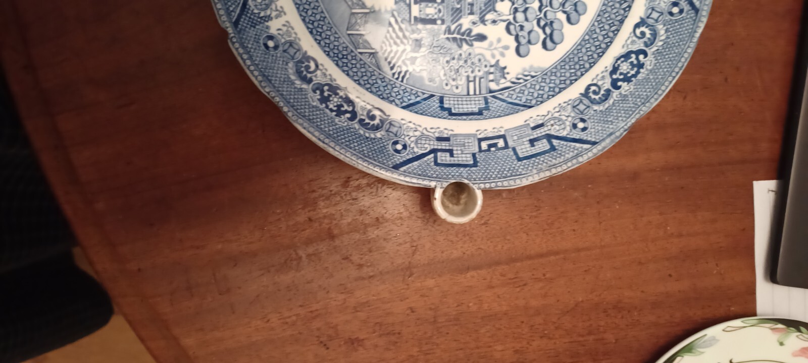 Willow Pattern Food Warming Plate 26 Cm