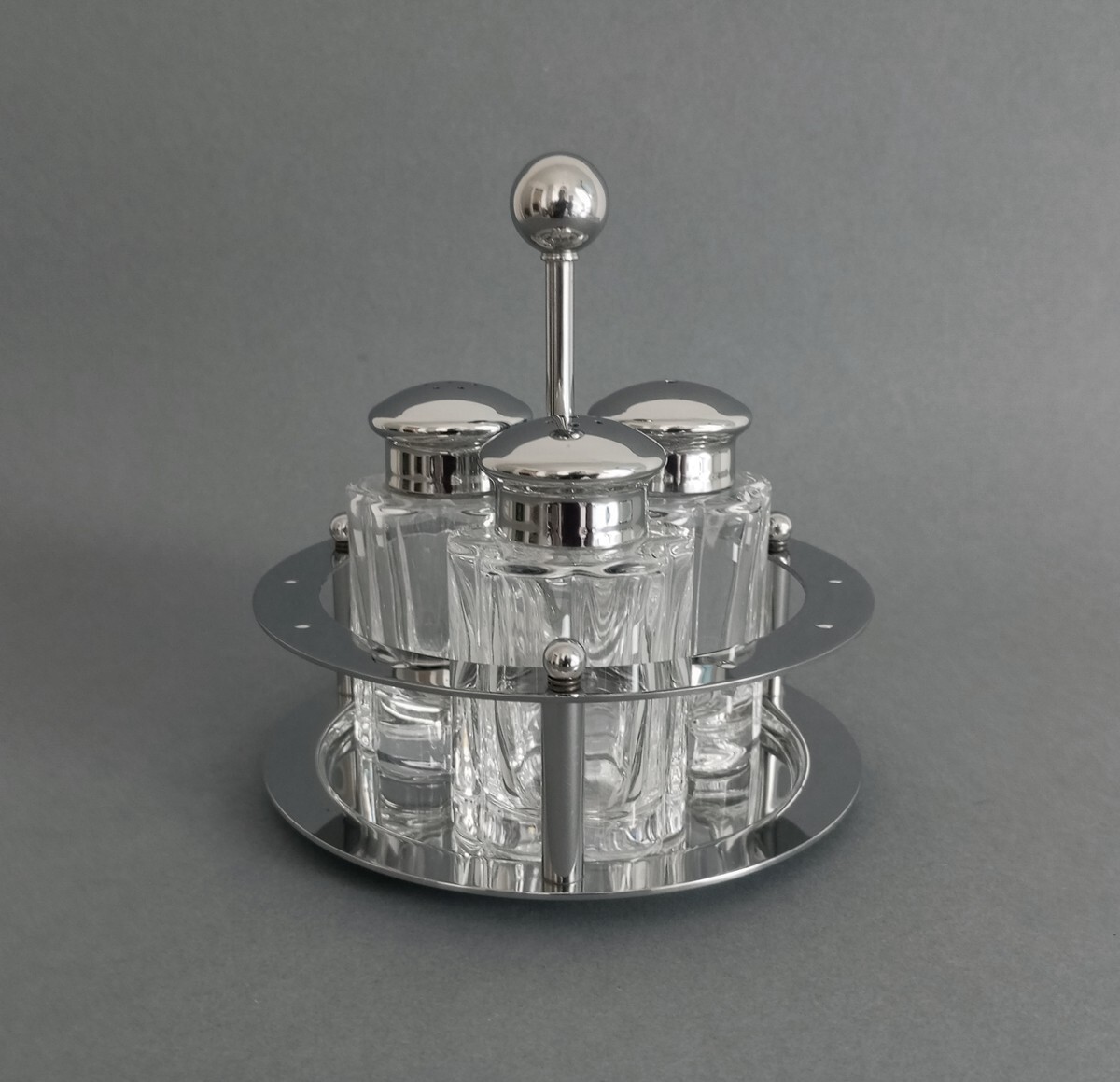 Michael Graves postmodern salt/spice holder menage Alessi 1985 rare