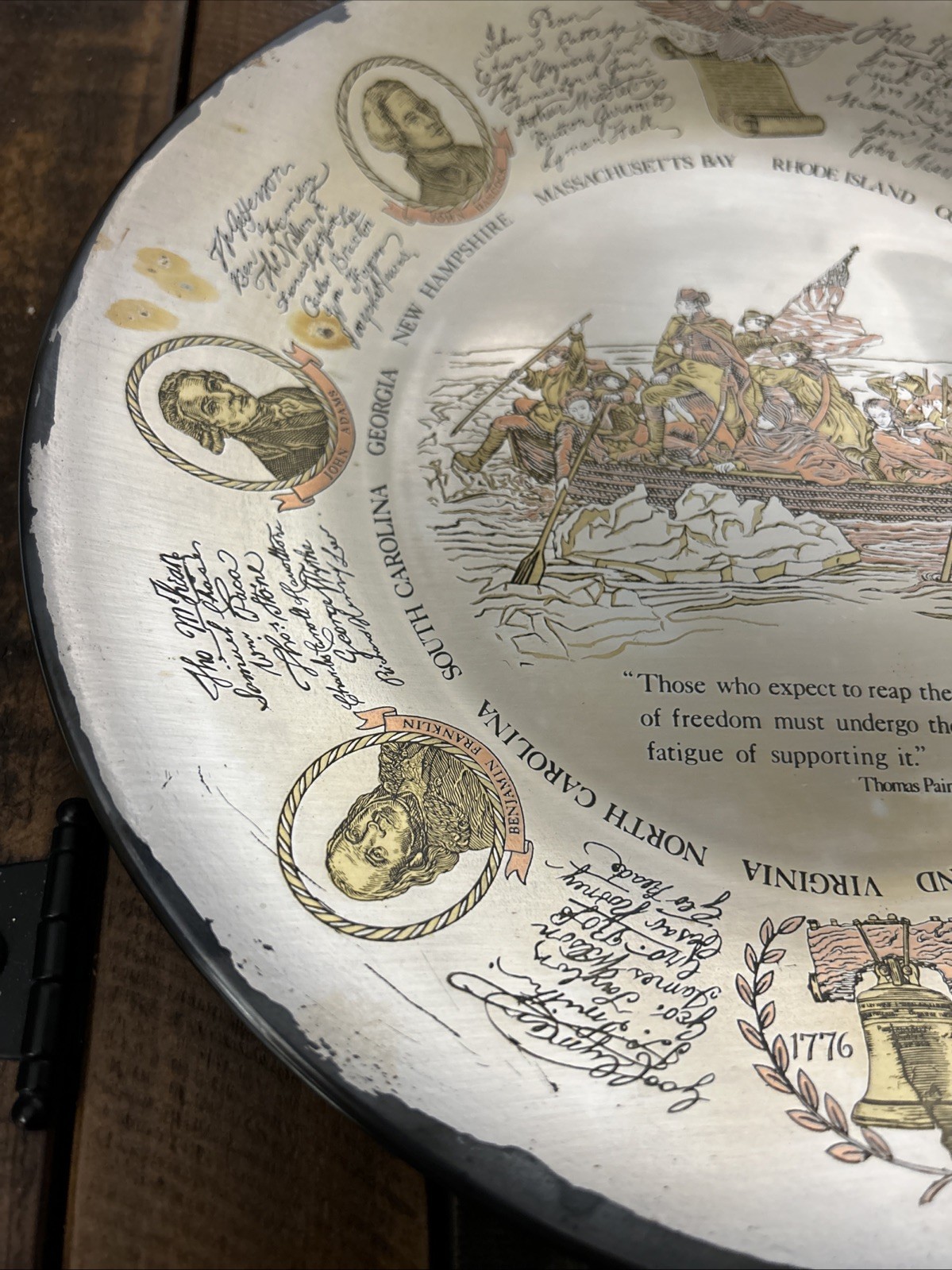 Reed & Barton Handcrafted BICENTENNIAL Damascene Limited Edition 1481/2000