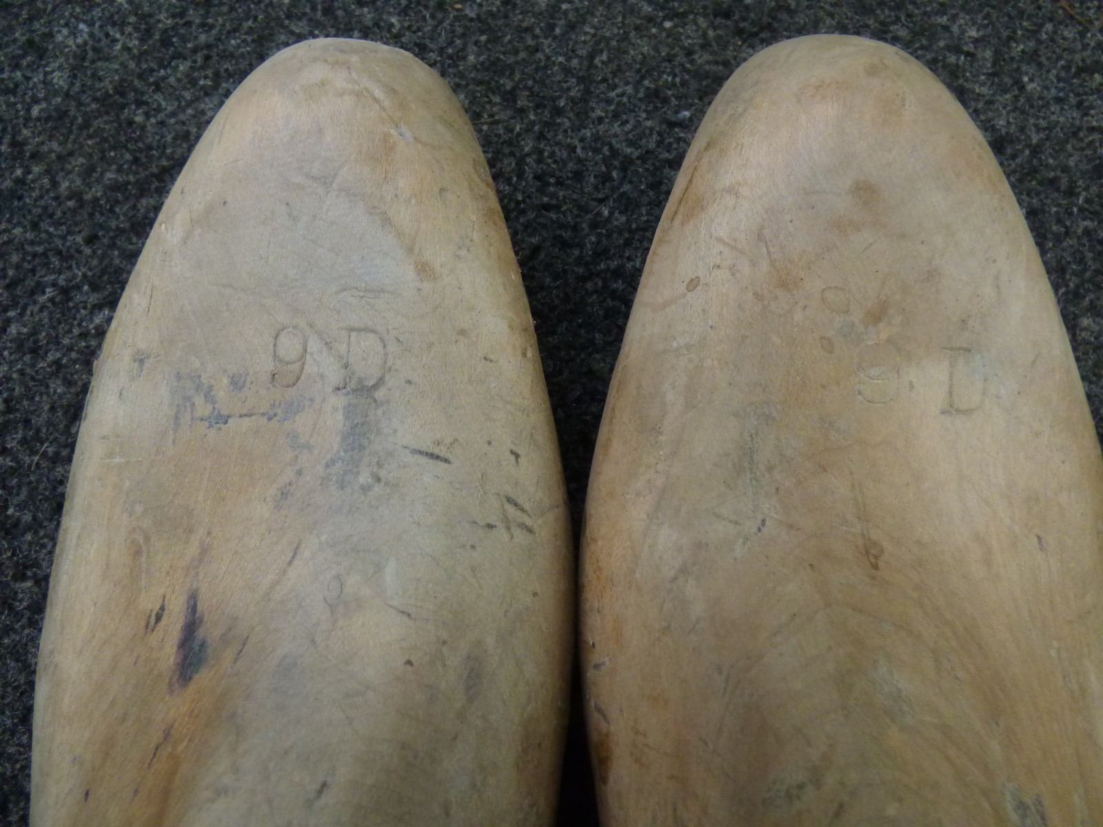 VINTAGE PAIR 1950’s Size 9 D Shoe Lasts (Craddock Terry Shoe) Lynchburg,Va