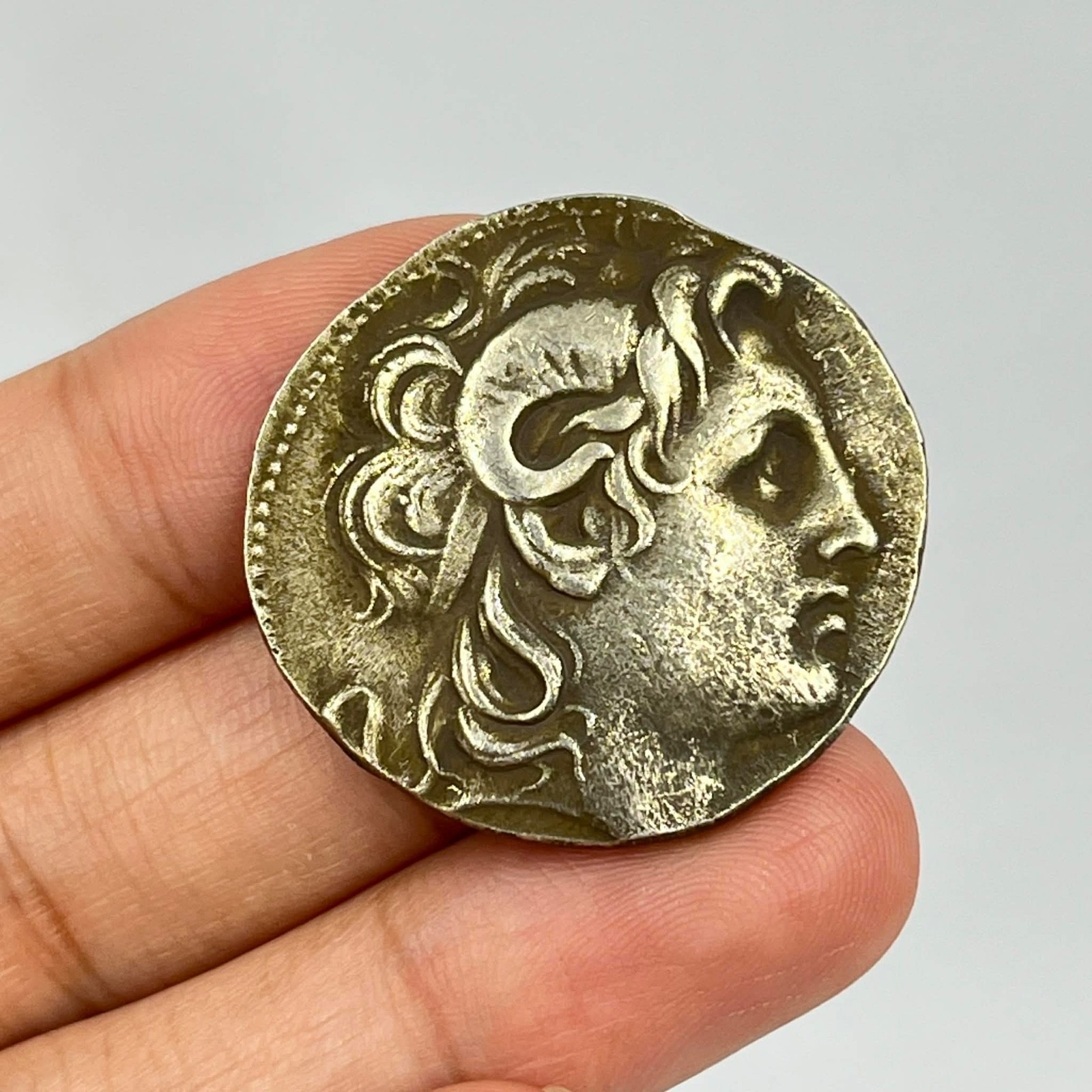 Unique Authentic Ancient Greek Silver Tetradrachm Coin Ca. 454-404 BC