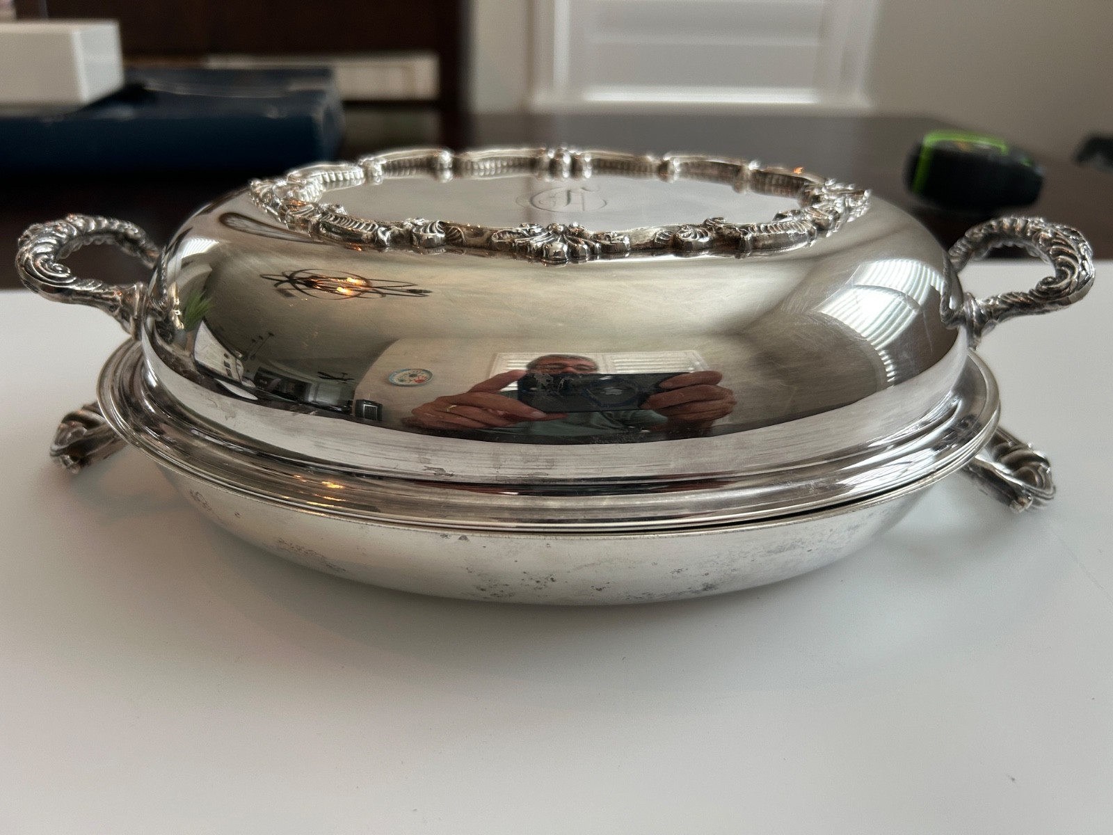 Vintage Silver Plated Oval Serving Dish 10.5″x6.75″ w/ Cover Lid