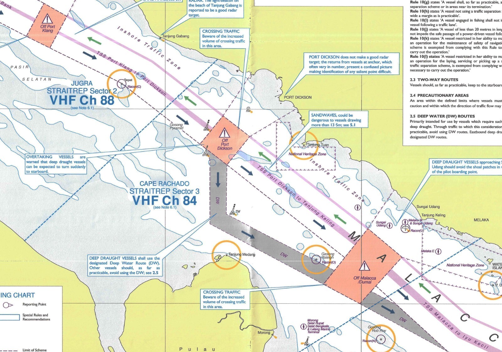 Admiralty 5525 Mariner’s Routing Guide Malacca Strait Chart Map Maritime Marine